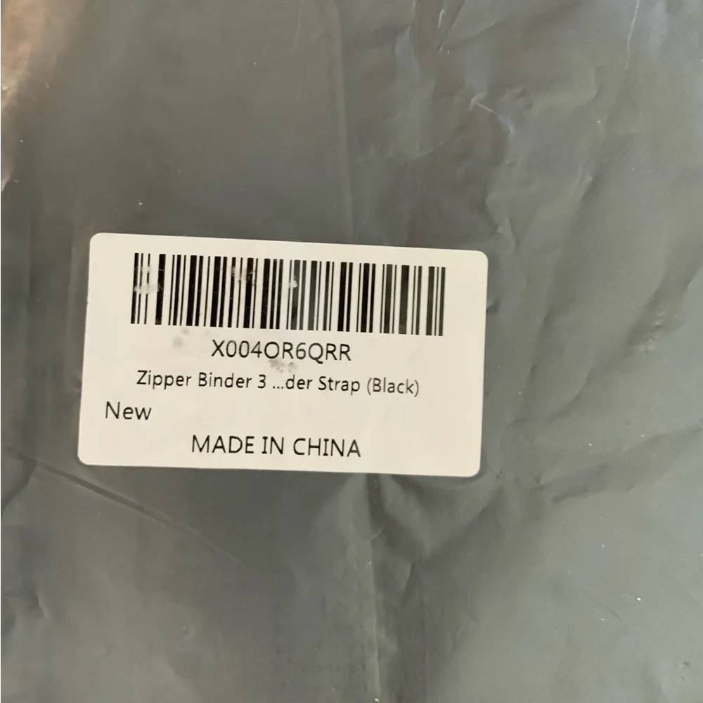 3 Ring Binder with Zipper Fits 500 Sheets, 2” Zipper Binder Shoulder Strap. New